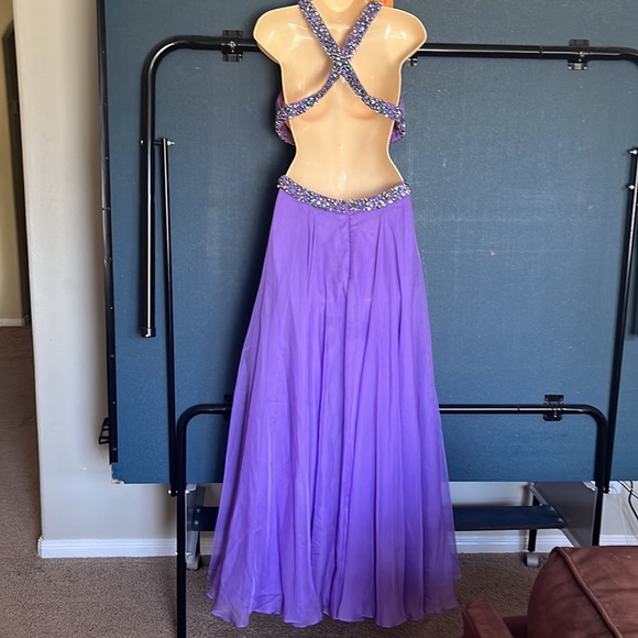 Jovani size 10, smooth transition ballroom, dancing gown - Picture 2 of 14